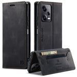 AUTSPACE For Xiaomi Redmi Note 12 Pro+ 5G Wallet Case  A01 Leather Stand Cover with RFID Blocking Card Holder