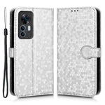 Reptåligt mobilskal för Xiaomi 12T 5G / Redmi K50 Ultra 5G i PU-läder med prickigt mönster, präglat stativ och plånboksfodral med rem