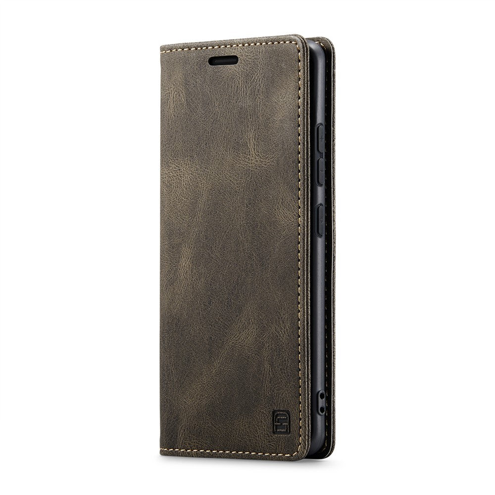 AUTSPACE For Samsung Galaxy S24 Wallet Case  A01 Leather Stand Cover with RFID Blocking Card Holder
