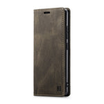 AUTSPACE For Samsung Galaxy S24+ Wallet Case  A01 Leather Stand Cover with RFID Blocking Card Holder