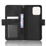 For Honor 70 Lite 5G / X6 4G / Honor Play6C / X8 5G Anti-drop PU Leather Folio Phone Case Stand Multiple Card Slots Magnetic Protective Flip Cell Phone Cover