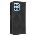 For Honor 70 Lite 5G / X6 4G / Honor Play6C / X8 5G Anti-drop PU Leather Folio Phone Case Stand Multiple Card Slots Magnetic Protective Flip Cell Phone Cover