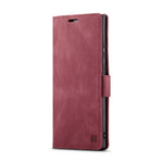 AUTSPACE Til Samsung Galaxy Note20 Wallet Case A01 Læder Stand Cover med RFID-blokerende kortholder
