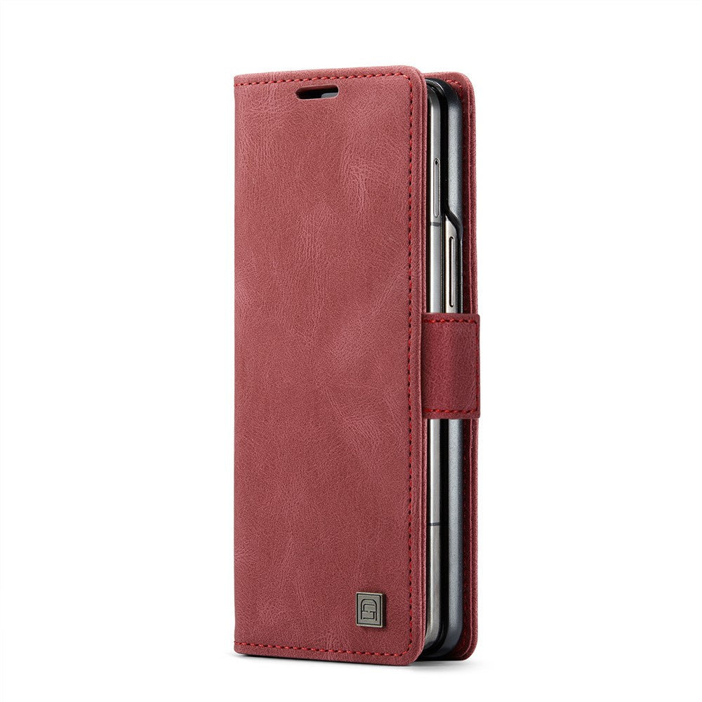 AUTSPACE For Samsung Galaxy Z Fold5 5G Wallet Case  A01 Leather Stand Cover with RFID Blocking Card Holder