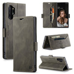 AUTSPACE Til Samsung Galaxy Note 10 Plus 4G pung-etui A01 Læderstativcover med RFID-blokerende kortholder