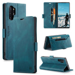 AUTSPACE Til Samsung Galaxy Note 10 Plus 4G pung-etui A01 Læderstativcover med RFID-blokerende kortholder