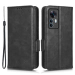 Anti-drop Cell Phone Case For Xiaomi Redmi K50 Ultra 5G / 12T 5G Imprinted Triangle Pattern PU Leather Wallet Stand Protective Cover