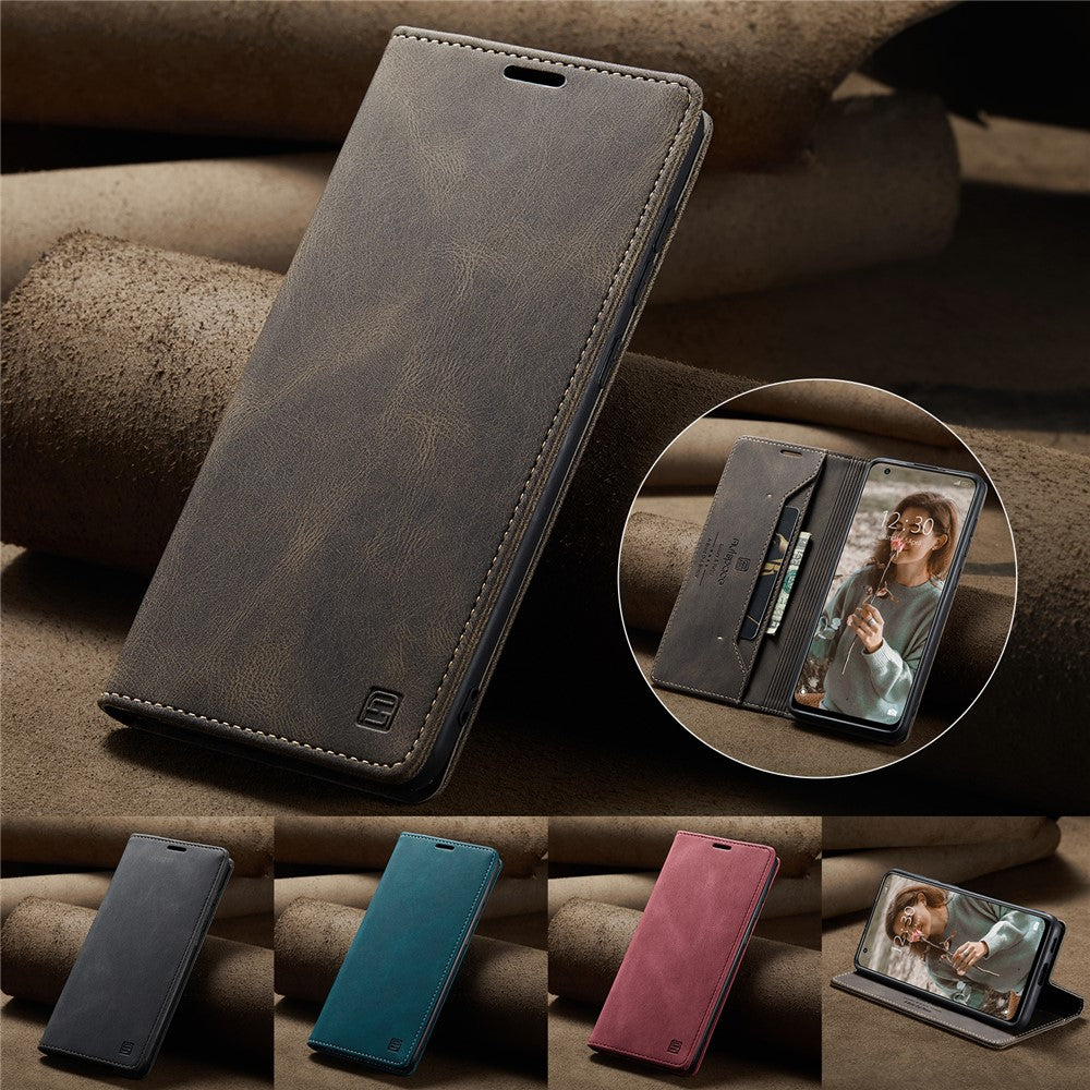 AUTSPACE For Xiaomi Mi 11 Wallet Case  A01 Leather Stand Cover with RFID Blocking Card Holder