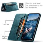 AUTSPACE For Xiaomi 14 Pro Wallet Case  A01 Leather Stand Cover with RFID Blocking Card Holder