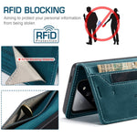 AUTSPACE For Xiaomi 14 Pro Wallet Case  A01 Leather Stand Cover with RFID Blocking Card Holder