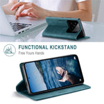 AUTSPACE For Xiaomi 14 Pro Wallet Case  A01 Leather Stand Cover with RFID Blocking Card Holder