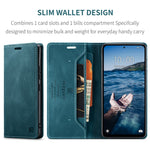 AUTSPACE For Xiaomi 14 Pro Wallet Case  A01 Leather Stand Cover with RFID Blocking Card Holder