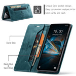 AUTSPACE For Xiaomi 14 Wallet Case  A01 Leather Stand Cover with RFID Blocking Card Holder