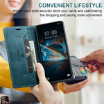 AUTSPACE For Xiaomi 14 Wallet Case  A01 Leather Stand Cover with RFID Blocking Card Holder