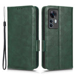 Shockproof Phone Case For Xiaomi 12T 5G / Redmi K50 Ultra 5G, Imprinted Triangle Pattern PU Leather Wallet Stand Folio Flip Protective Cover