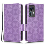 Shockproof Phone Case For Xiaomi 12T 5G / Redmi K50 Ultra 5G, Imprinted Triangle Pattern PU Leather Wallet Stand Folio Flip Protective Cover