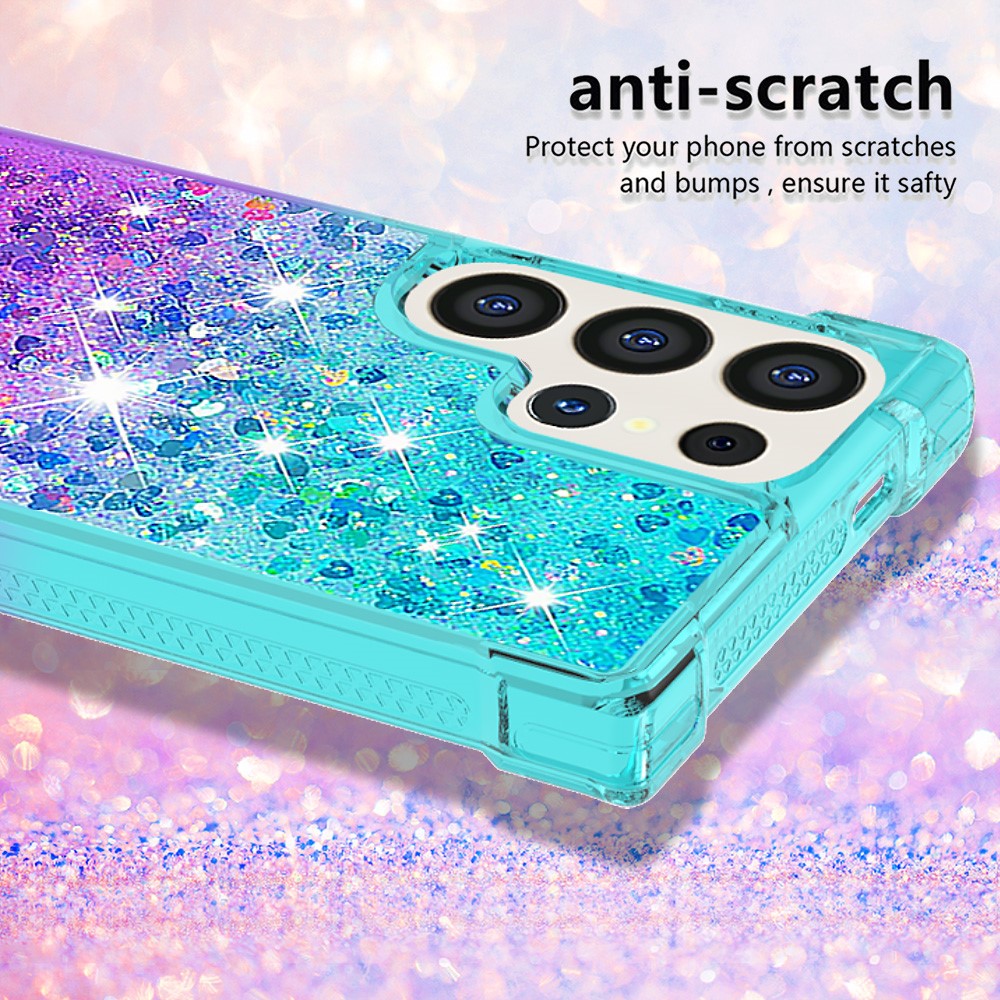 For Samsung Galaxy S25 Ultra TPU Case Gradient Quicksand Phone Back Cover