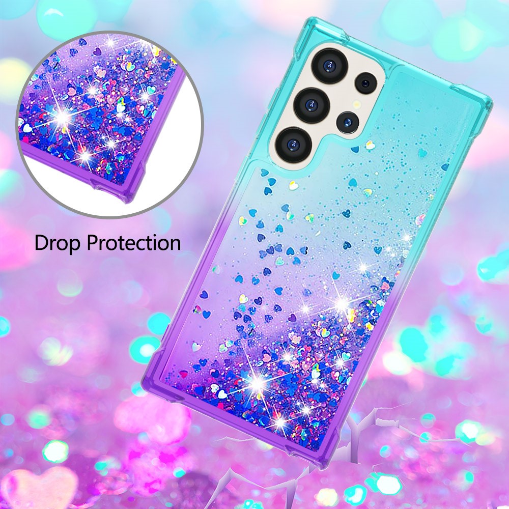 For Samsung Galaxy S25 Ultra TPU Case Gradient Quicksand Phone Back Cover