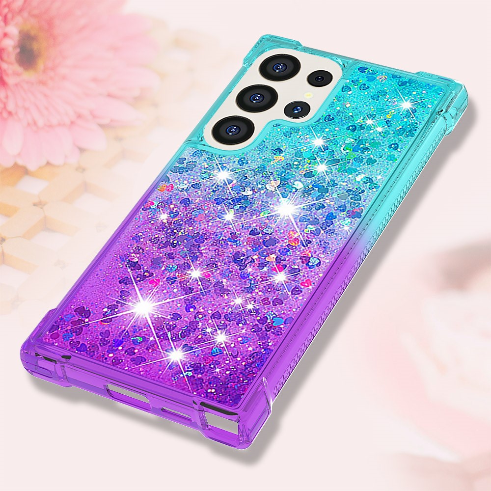 For Samsung Galaxy S25 Ultra TPU Case Gradient Quicksand Phone Back Cover