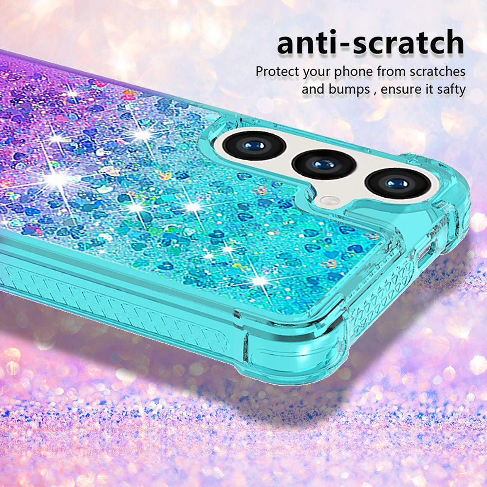 For Samsung Galaxy S24 / Galaxy S25 TPU Case Gradient Quicksand Phone Back Cover