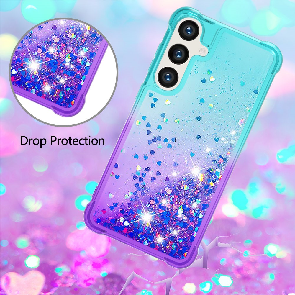 For Samsung Galaxy S24 / Galaxy S25 TPU Case Gradient Quicksand Phone Back Cover