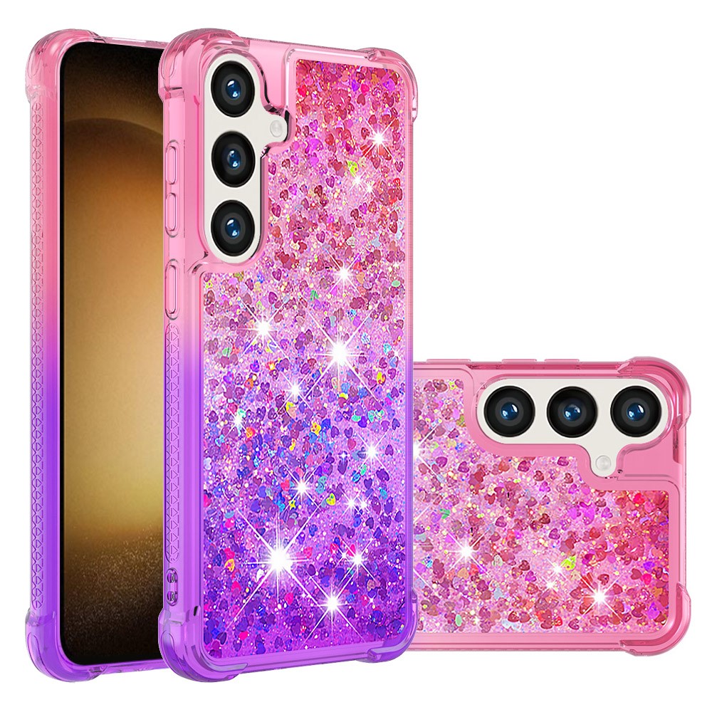 For Samsung Galaxy S24 / Galaxy S25 TPU Case Gradient Quicksand Phone Back Cover