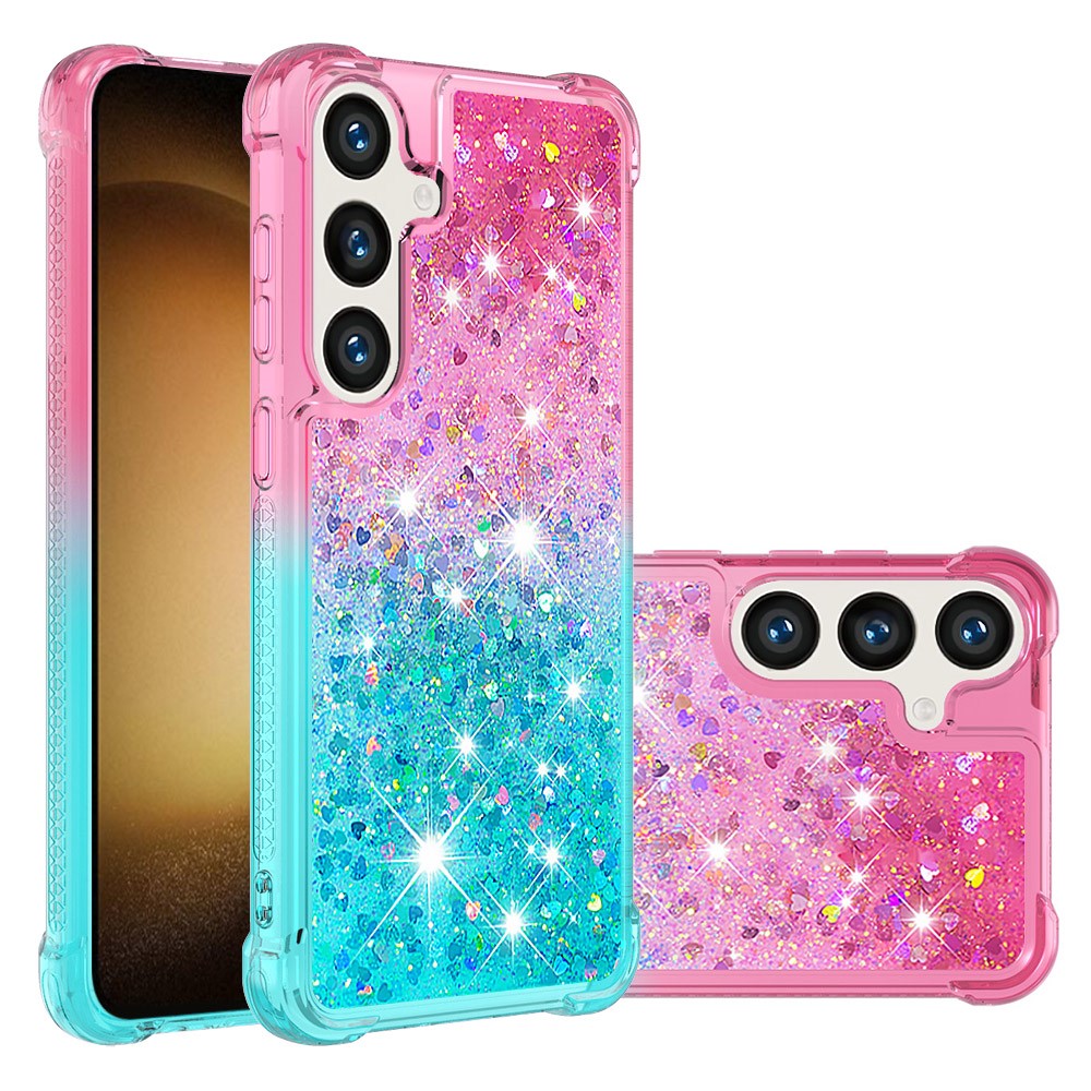 For Samsung Galaxy S24 / Galaxy S25 TPU Case Gradient Quicksand Phone Back Cover