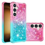 For Samsung Galaxy S24 / Galaxy S25 TPU Case Gradient Quicksand Phone Back Cover