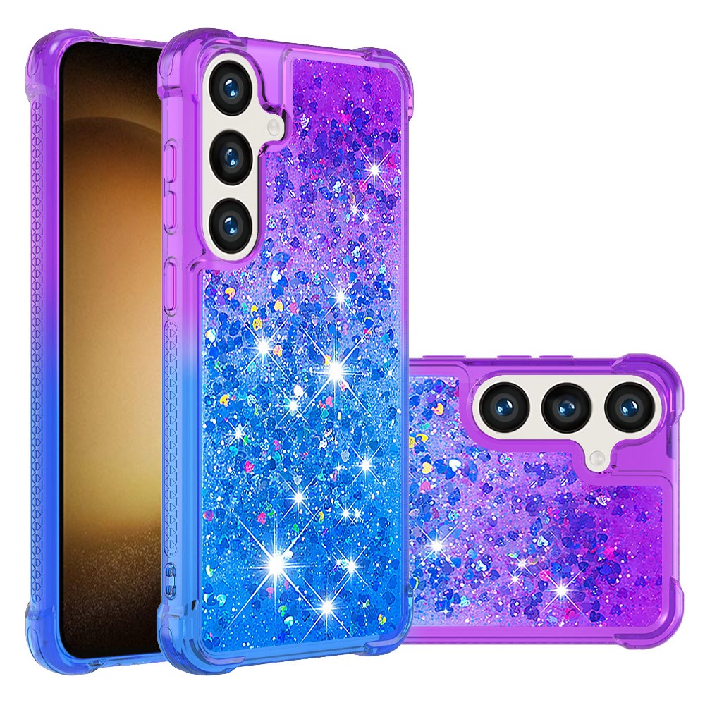 For Samsung Galaxy S24 / Galaxy S25 TPU Case Gradient Quicksand Phone Back Cover