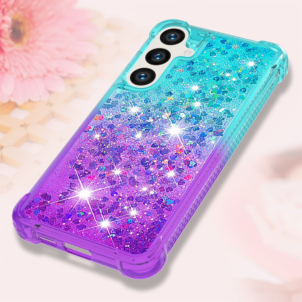 For Samsung Galaxy S24+ / Galaxy S25+ TPU Case Gradient Quicksand Phone Back Cover
