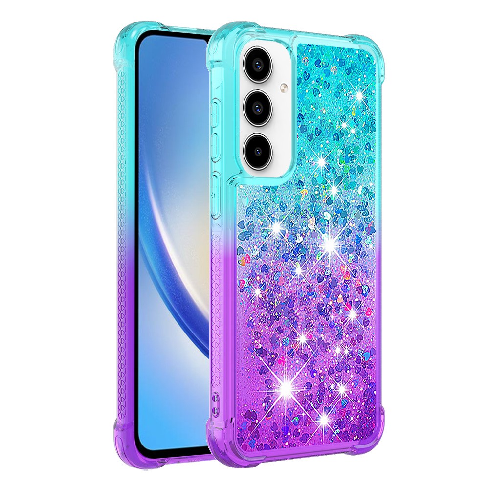 Til Samsung Galaxy A37 5G / A56 5G / A36 5G TPU Cover Gradient Quicksand Telefonbagside
