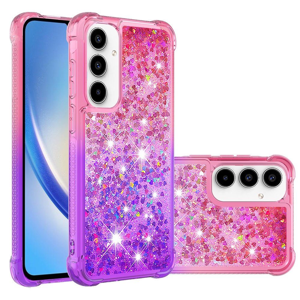 Til Samsung Galaxy A37 5G / A56 5G / A36 5G TPU Cover Gradient Quicksand Telefonbagside