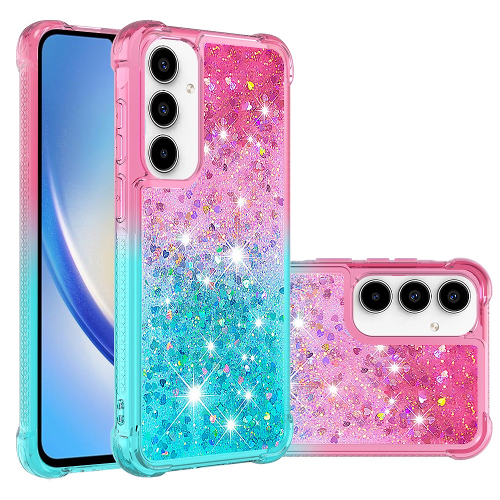 Til Samsung Galaxy A37 5G / A56 5G / A36 5G TPU Cover Gradient Quicksand Telefonbagside
