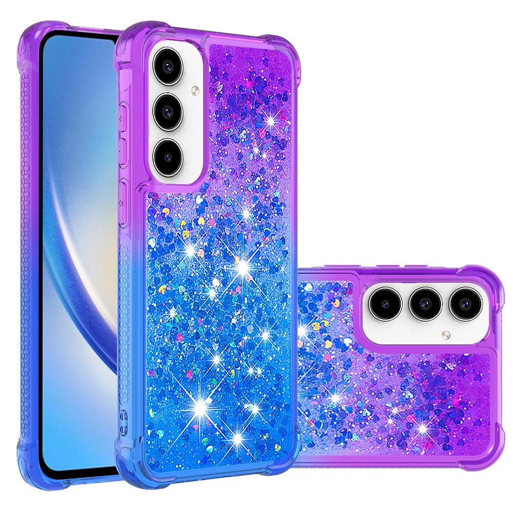 Til Samsung Galaxy A37 5G / A56 5G / A36 5G TPU Cover Gradient Quicksand Telefonbagside
