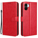 For Xiaomi Redmi A1 4G / A2 4G Anti-fall Phone Case Foldable Stand Crazy Horse Texture Magnetic Clasp PU Leather Phone Wallet Cover