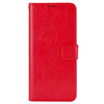 For Xiaomi Redmi A1 4G / A2 4G Anti-fall Phone Case Foldable Stand Crazy Horse Texture Magnetic Clasp PU Leather Phone Wallet Cover