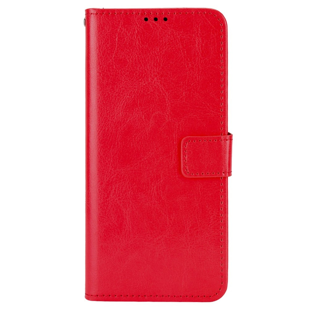 For Xiaomi Redmi A1 4G / A2 4G Anti-fall Phone Case Foldable Stand Crazy Horse Texture Magnetic Clasp PU Leather Phone Wallet Cover