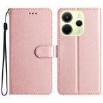 For Xiaomi Redmi Note 14 4G (163.25mm) Wallet Case Leather Folio Phone Cover Magnetic Clasp