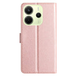 For Xiaomi Redmi Note 14 4G (163.25mm) Wallet Case Leather Folio Phone Cover Magnetic Clasp