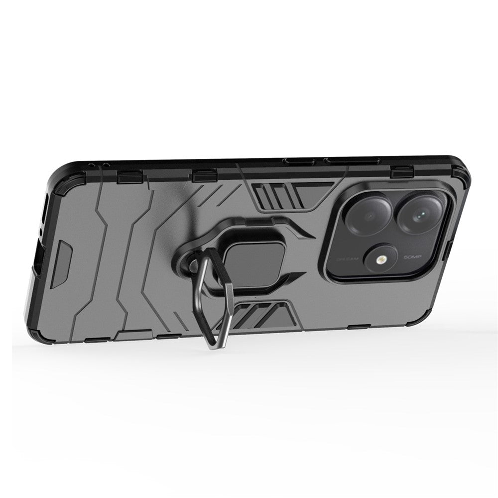 For Xiaomi Redmi Note 14 5G Case PC + TPU Protective Phone Cover with Ring Kickstand