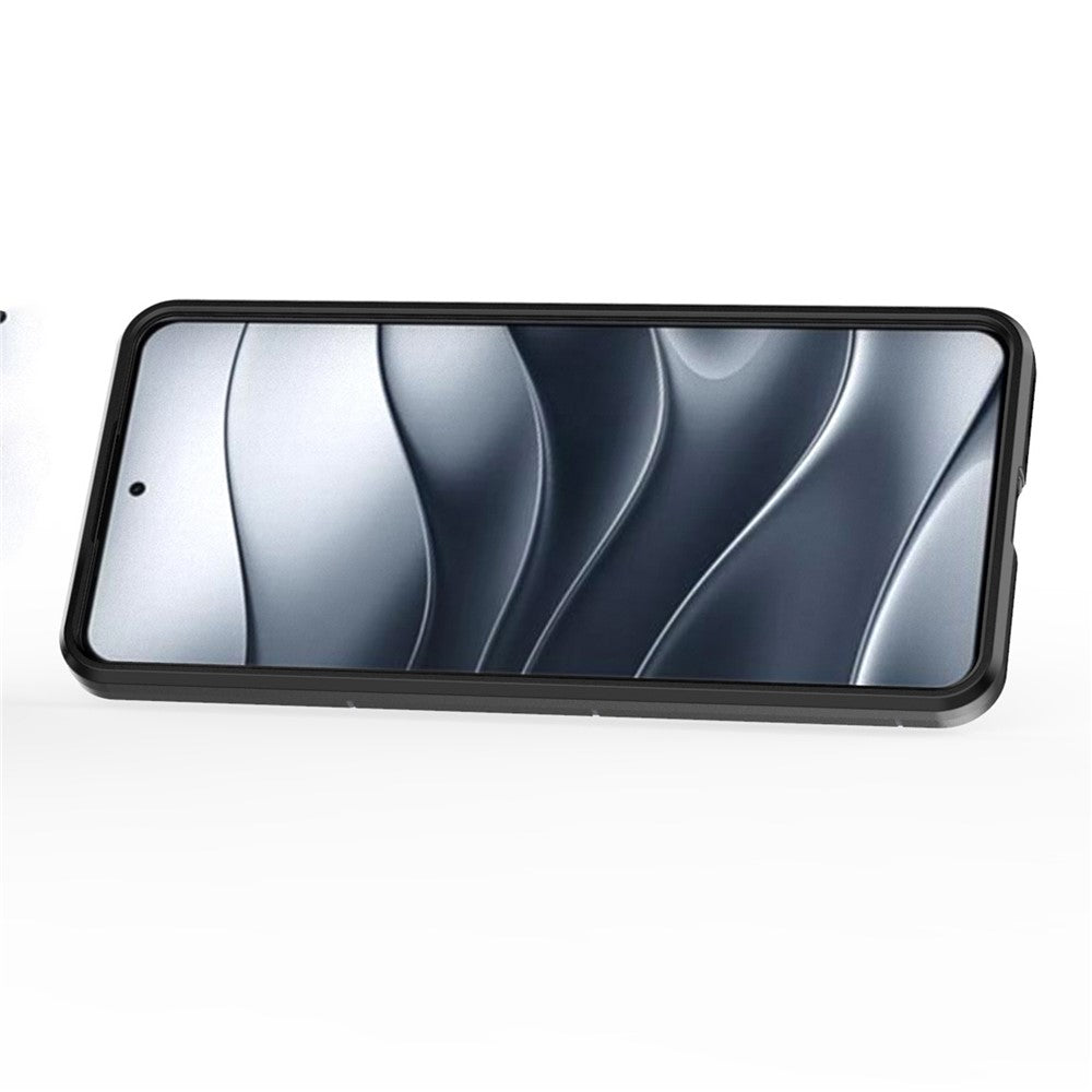 For Xiaomi Redmi Note 14 5G Case PC + TPU Protective Phone Cover with Ring Kickstand