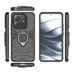 For Xiaomi Redmi Note 14 5G Case PC + TPU Protective Phone Cover with Ring Kickstand