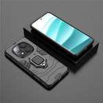 For Xiaomi Redmi Note 14 Pro 5G / Poco X7 5G Case PC + TPU Protective Phone Cover with Ring Kickstand