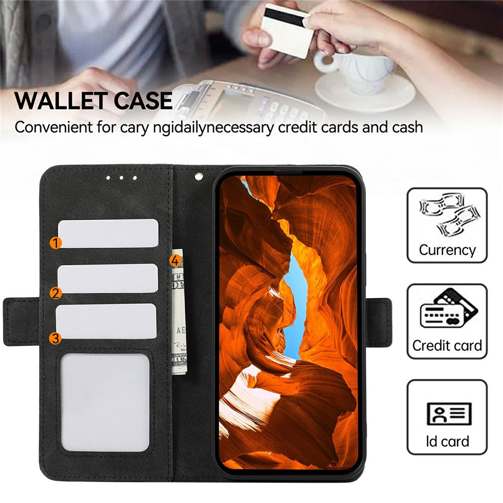ABEEL For iPhone 17th / 16th Case PU Leather Folio Stand View RFID Blocking Phone Cover
