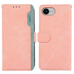 ABEEL For iPhone 17th / 16th Case Color Splicing Leather Flip Phone Cover RFID Blocking