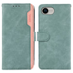 ABEEL For iPhone 17th / 16th Case Color Splicing Leather Flip Phone Cover RFID Blocking