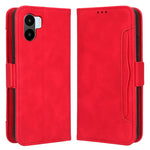 For Xiaomi Redmi A1 4G / A2 4G Multiple Card Slots PU Leather Wallet Cover Dual Magnetic Clasp Mobile Phone Stand Case