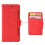 For Xiaomi Redmi A1 4G / A2 4G Multiple Card Slots PU Leather Wallet Cover Dual Magnetic Clasp Mobile Phone Stand Case