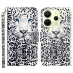 For Xiaomi Redmi Note 14 4G (163.25mm) Case 3D Pattern Printed Phone Leather Phone Cover
