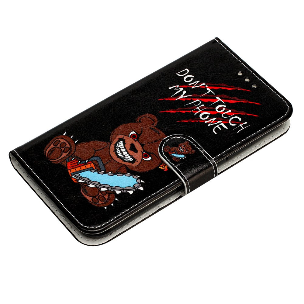 For Xiaomi Redmi Note 14 4G (163.25mm) Wallet Case Printed Pattern Design Leather Phone Cover